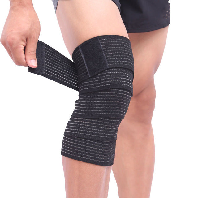 Trayknick 1Pc Knee Brace Soft Fabric Sweat-absorbent Elastic Leg Sleeve  Stretchy Knee Support for Running 