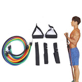 11pc Exercise Tubes Resistance Bands